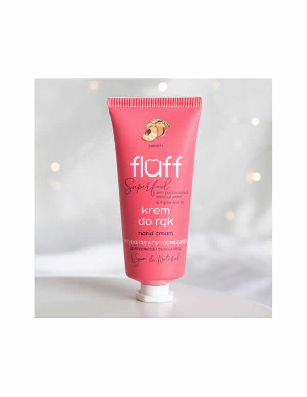 Fluff ''Peach'' Antibacterial Hand Cream 50ml
