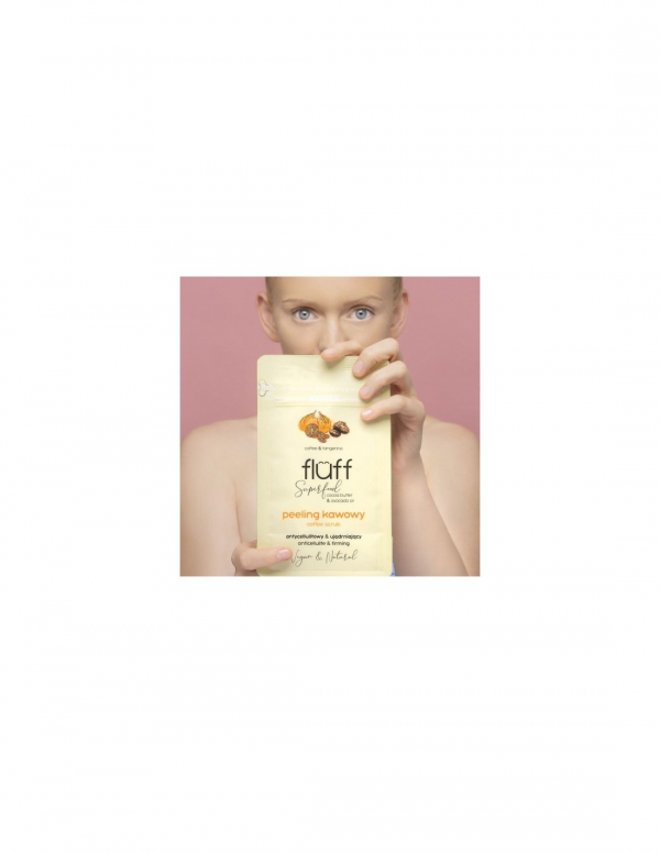 Fluff ''Tangerine-Coffee'' Dry Body Peeling 100gr