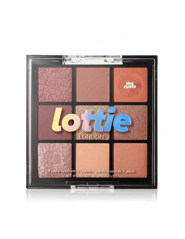 Lottie London ''The Rusts'' 9 Piece Eyeshadow Palette