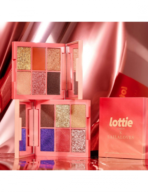 Lottie London x Laila Loves 6 Shade Eyeshadow Palette ''Sahara''