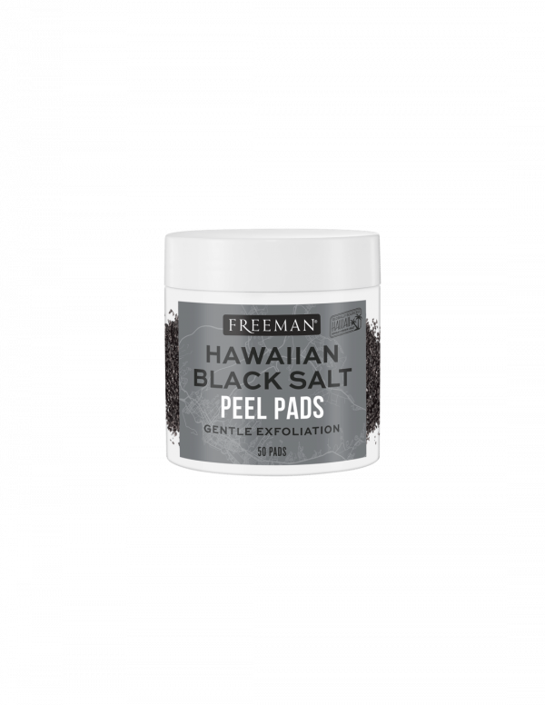 Freeman Hawaiian Black Salt Peel Pads Gentle Exfoliation 50 Pads